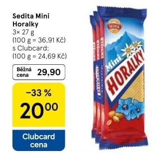 Oplatky Horalky Sedita