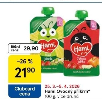 Ovocná kapsička Hami