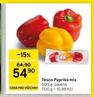 Paprika mix Tesco