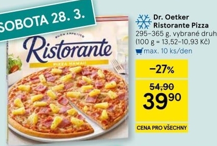 Pizza mražená Ristorante Dr. Oetker