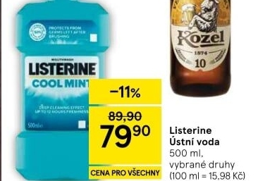 Ústní voda Listerine