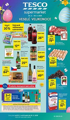 akční leták Tesco 25.3.2026-30.3.2026
