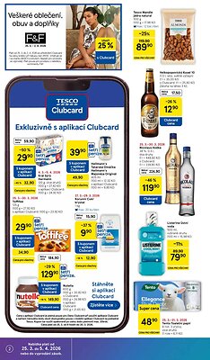 akční leták Tesco 25.3.2026-30.3.2026