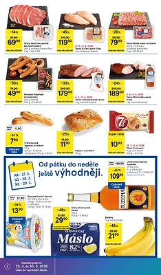 akční leták Tesco 25.3.2026-30.3.2026