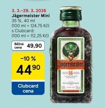 Bylinný likér Jägermeister