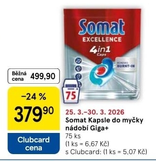 Kapsle do myčky Somat