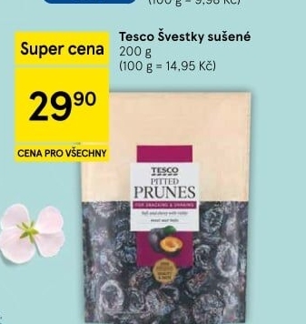 Švestky sušené Tesco