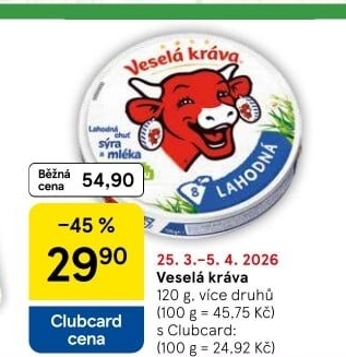 Sýr tavený Veselá kráva