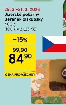 Velikonoční beránek Jizerské pekárny