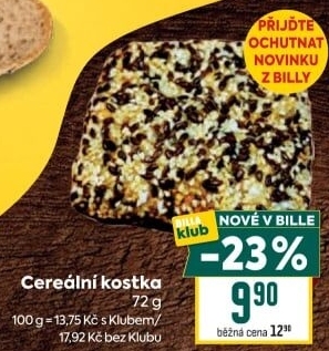 Cereální kostka