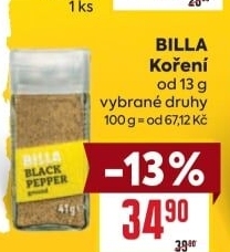 Koření Billa