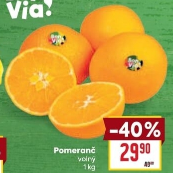 Pomeranče Billa Bonvia