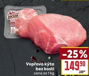 Vepřová kýta bez kosti Vocílka