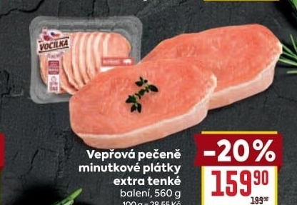 Vepřová pečeně bez kosti Vocílka
