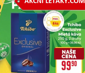 Mletá káva Tchibo Exclusive