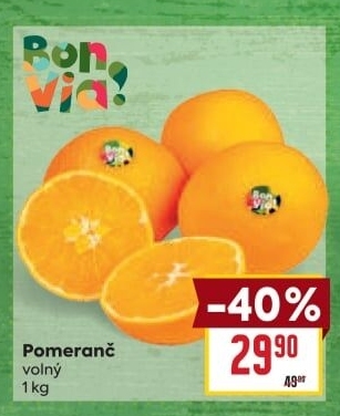 Pomeranče Billa Bonvia