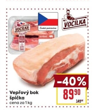 Vepřový bok špička Vocílka