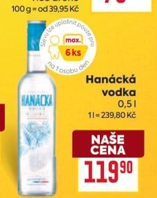 Vodka Hanácká