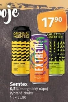 Energetický nápoj Semtex