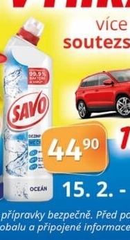 Gelový čistič WC Savo