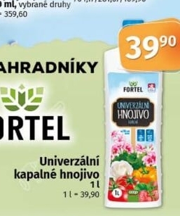 Hnojivo univerzální tekuté Fortel