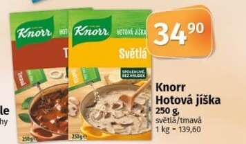 Jíška hotová Knorr