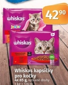 Kapsičky pro kočky Whiskas