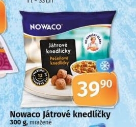 Knedlíčky játrové mražené Dobroty Babičky Kláry