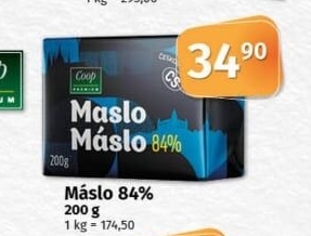 Máslo Coop Premium