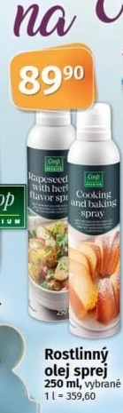 Olej ve spreji Coop Premium