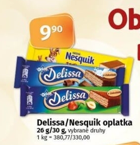 Oplatky celomáčené Delissa Orion