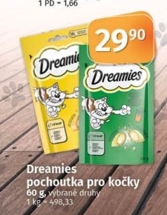 Pamlsky pro kočky Dreamies Whiskas