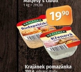 Pomazánky Krajánek