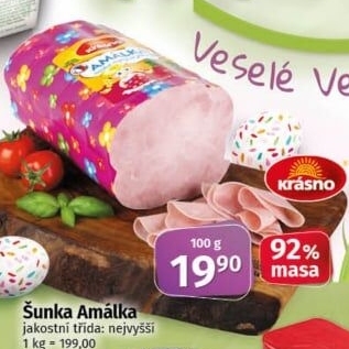 Šunka Amálka nejvyšší jakosti Krásno