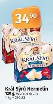 Sýr Hermelín Král sýrů