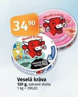 Sýr tavený Veselá kráva