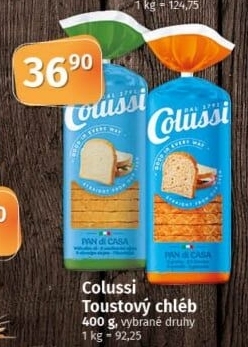 Toustový chléb Colussi