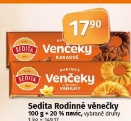 Věnečky Rodinné Sedita