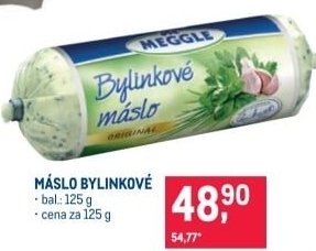 Ochucené máslo Meggle