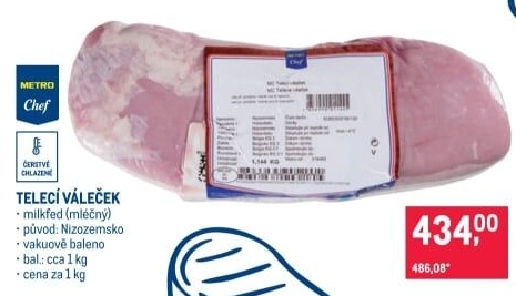 Telecí váleček Metro Chef