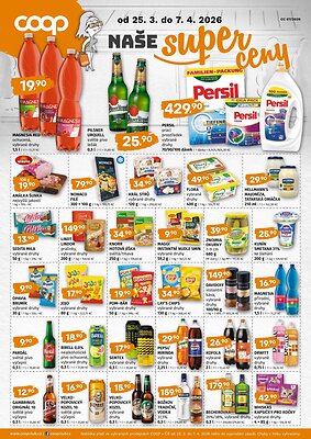 akční leták COOP 25.3.2026-7.4.2026