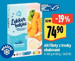 Filety z tresky obalované mražené Albert Heijn