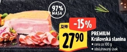 Královská slanina Premium Albertovo uzenářství