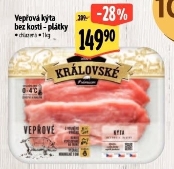 Královská vepřová kýta bez kosti Albert