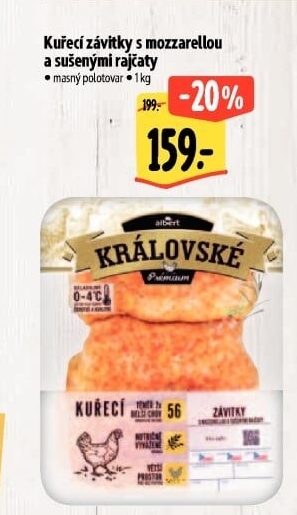 Kuřecí závitky královské Premium Albert