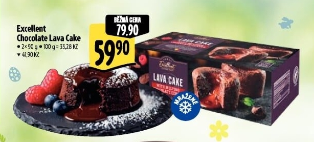 Lava Cake mražený Albert Excellent