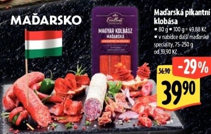 Maďarská klobása pikantní Albert Excellent
