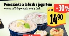 Pomazánka a la krab s jogurtem