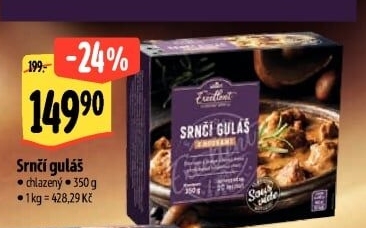 Srnčí guláš Sous vide Albert Excellent