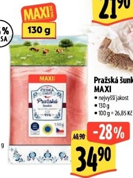 Šunka pražská nejvyšší jakosti Česká chuť